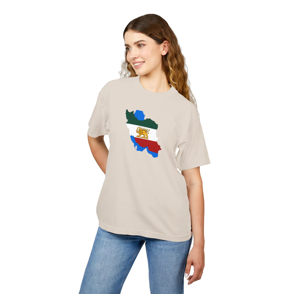 Iran Map with the Lion and Sun T-Shirt