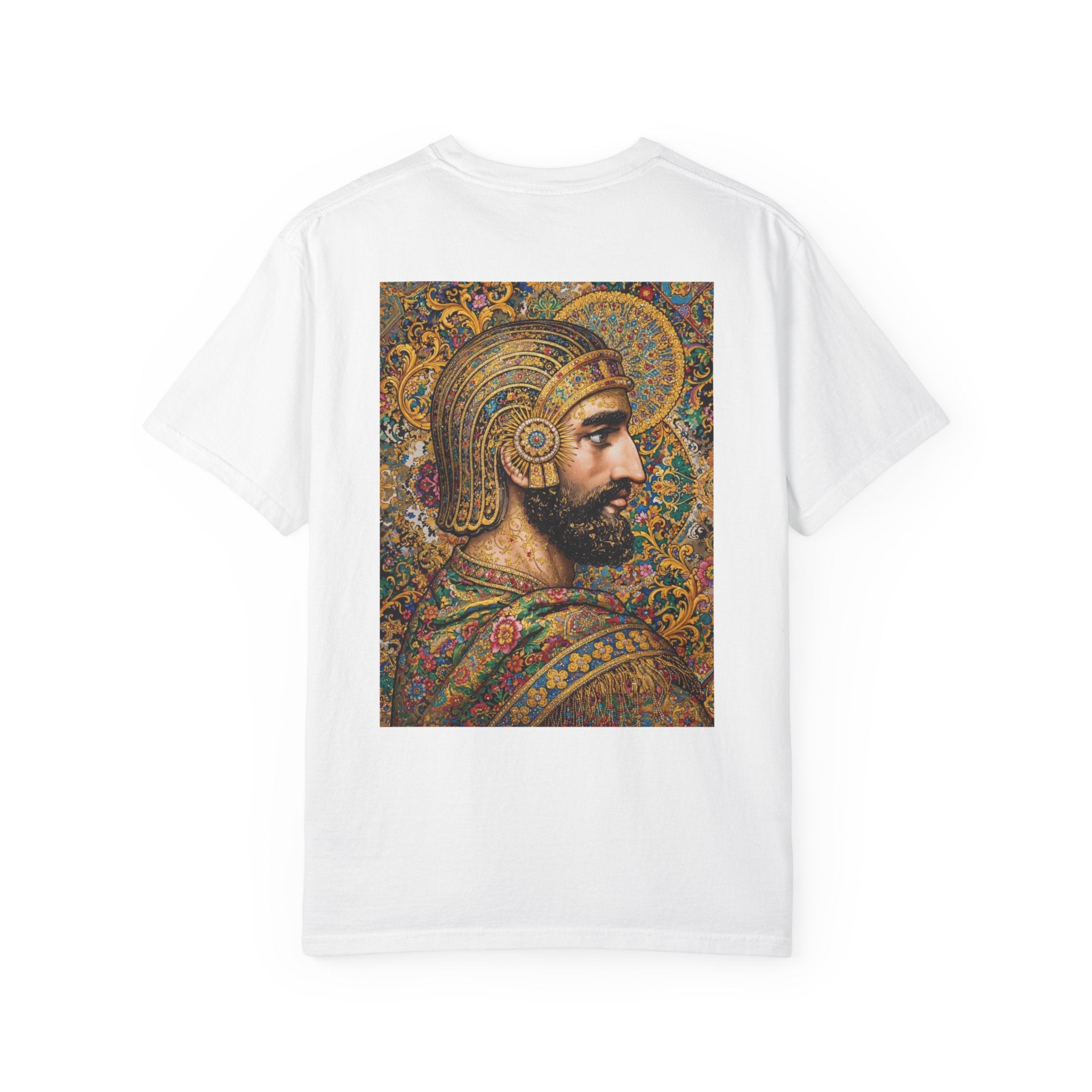 Cyrus the Great Persian Paisley T-Shirt — Floral Persian Heritage Tee