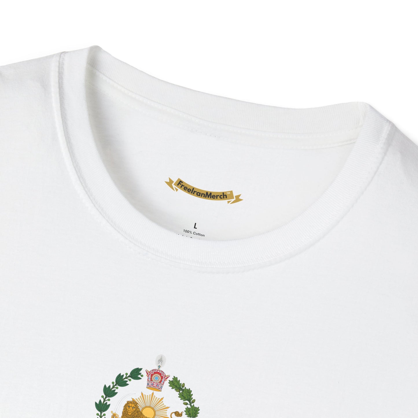 JavidShah Tee - Iran Monarchy Emblem Design T-Shirt