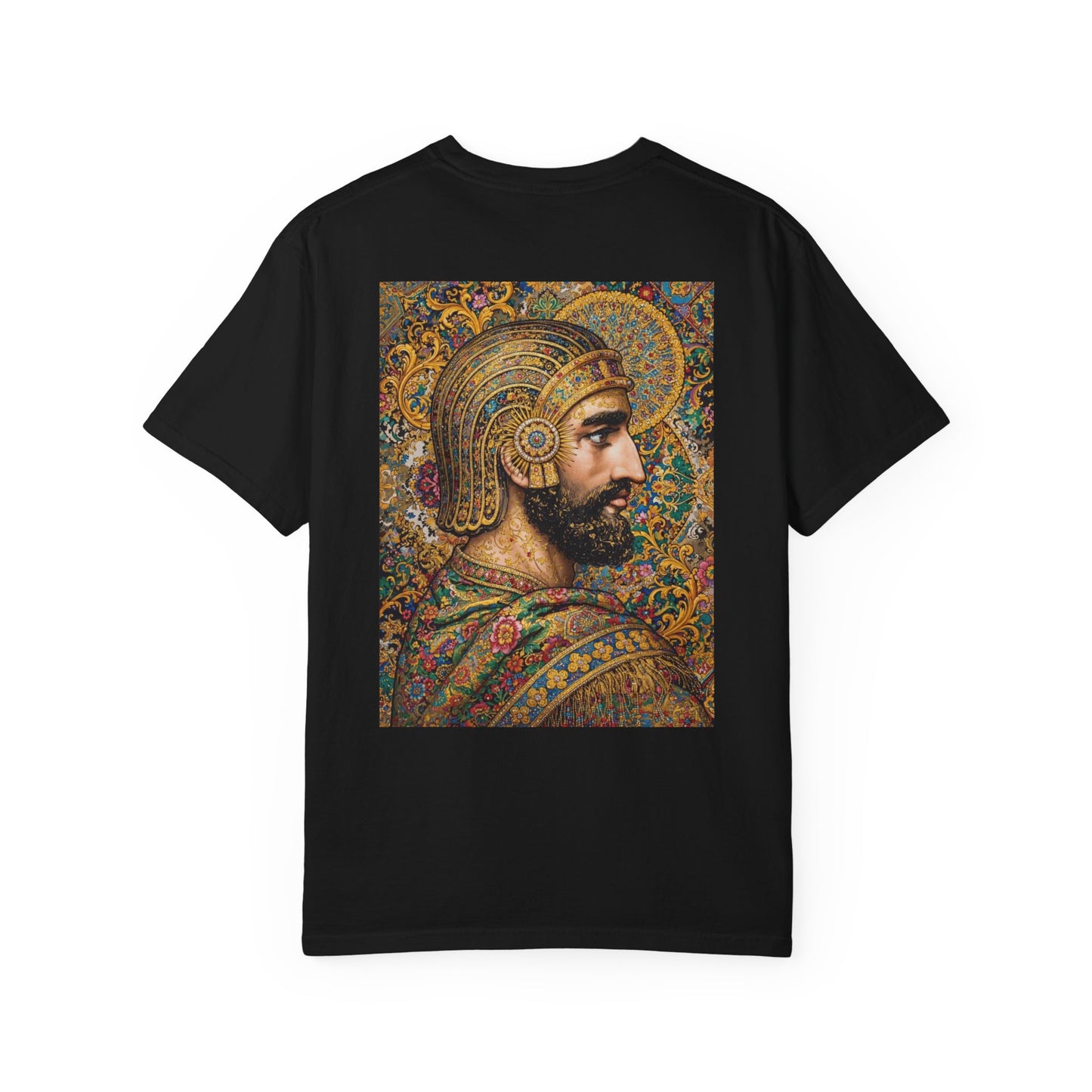 Cyrus the Great Persian Paisley T-Shirt — Floral Persian Heritage Tee
